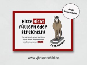 Digital Infoschild "Kein Zutritt"